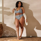 Hot Mom Allover Block Print Two Piece (multiple colors)
