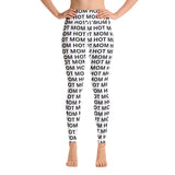 Hot Mom Allover Block Print Leggings (multiple colors)