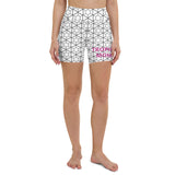 Geometric Print Trophy Mom Shorts