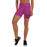 Geometric Print Trophy Mom Shorts