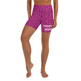 Geometric Print Trophy Mom Shorts