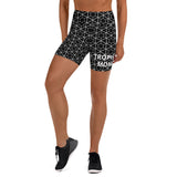 Geometric Print Trophy Mom Shorts