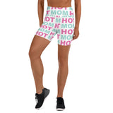 Hot Mom Two-Tone Yoga Shorts