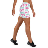 Hot Mom Two-Tone Yoga Shorts