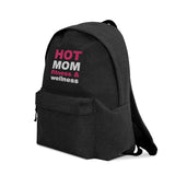 Hot Mom Logo Embroidered Backpack