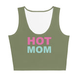 Hot Mom Two-Tone Crop Top - multiple colors