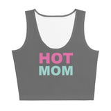Hot Mom Two-Tone Crop Top - multiple colors
