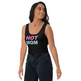 Hot Mom Two-Tone Crop Top - multiple colors