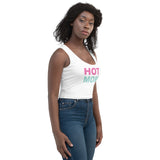 Hot Mom Two-Tone Crop Top - multiple colors
