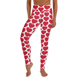 Red Heart Leggings in White