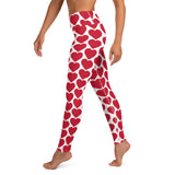 Red Heart Leggings in White