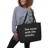 Mom With Snacks Tote Bag - multiple colors