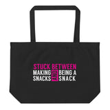 Be A Snack Tote Bag - Multiple colors