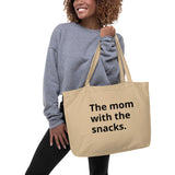 Mom With Snacks Tote Bag - multiple colors