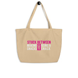 Be A Snack Tote Bag - Multiple colors