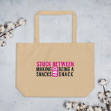 Be A Snack Tote Bag - Multiple colors