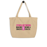 Be A Snack Tote Bag - Multiple colors