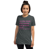 Mom Who Cusses Tee in Pink (Dirty)