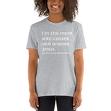 Mom Who Cusses Tee (Dirty) - multiple colors