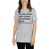 Mom Who Cusses Tee in Black (Dirty)