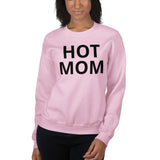 Hot Mom Unisex Sweatshirt in Black