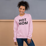 Hot Mom Unisex Sweatshirt in Black