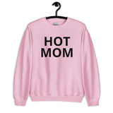 Hot Mom Unisex Sweatshirt in Black