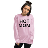 Hot Mom Unisex Sweatshirt in Black