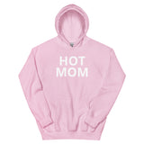 Hot Mom Unisex Hoodie in White