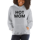 Hot Mom Unisex Hoodie in Black