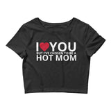 Chosen Hot Mom Crop Tee in White