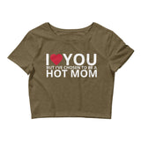 Chosen Hot Mom Crop Tee in White