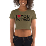 Chosen Hot Mom Crop Tee in Black