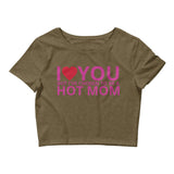 Chosen Hot Mom Crop Tee in Pink