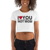 Chosen Hot Mom Crop Tee in Black