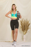 Tie-dye Smooth V-Neck Sports Bra