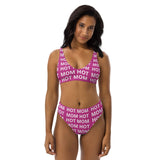 Hot Mom Allover Block Print Two Piece (multiple colors)