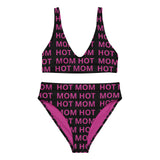 Hot Mom Allover Block Print Two Piece (multiple colors)