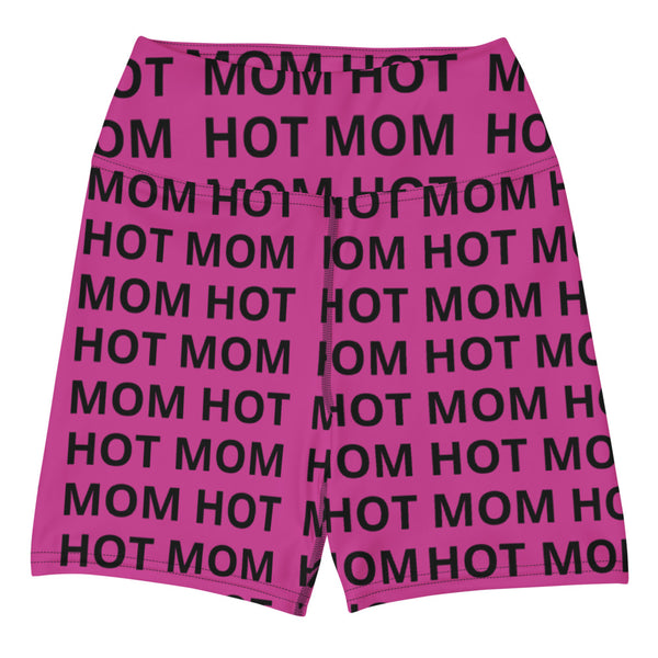 Hot Mom Allover Block Print Shorts (multiple colors)