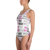 Hot Mom Allover Print Bodysuit/Swimsuit - multiple colors
