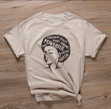 Strong Lady Fro Tee (multiple colors)