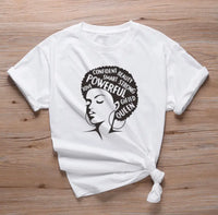 Strong Lady Fro Tee (multiple colors)