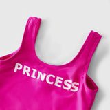 White/Pink Princess Swimsuit