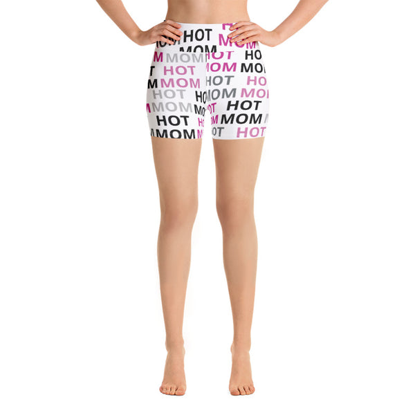 Hot Mom Allover Print Shorts - multiple colors