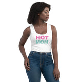 Hot Mom Two-Tone Crop Top - multiple colors