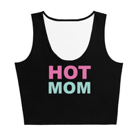 Hot Mom Two-Tone Crop Top - multiple colors