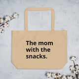 Mom With Snacks Tote Bag - multiple colors