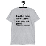Mom Who Cusses Tee in Black (Dirty)