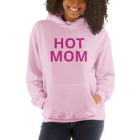 Hot Mom Unisex Hoodie in Pink