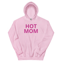 Hot Mom Unisex Hoodie in Pink